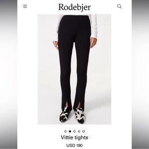 RODEBJER Vittie Legging Pants Black Size Small